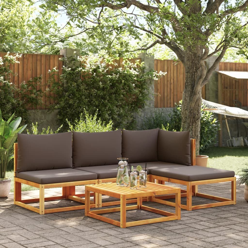 vidaXL Loungesofa Gartensofa ohne Armlehnen mit günstig online kaufen