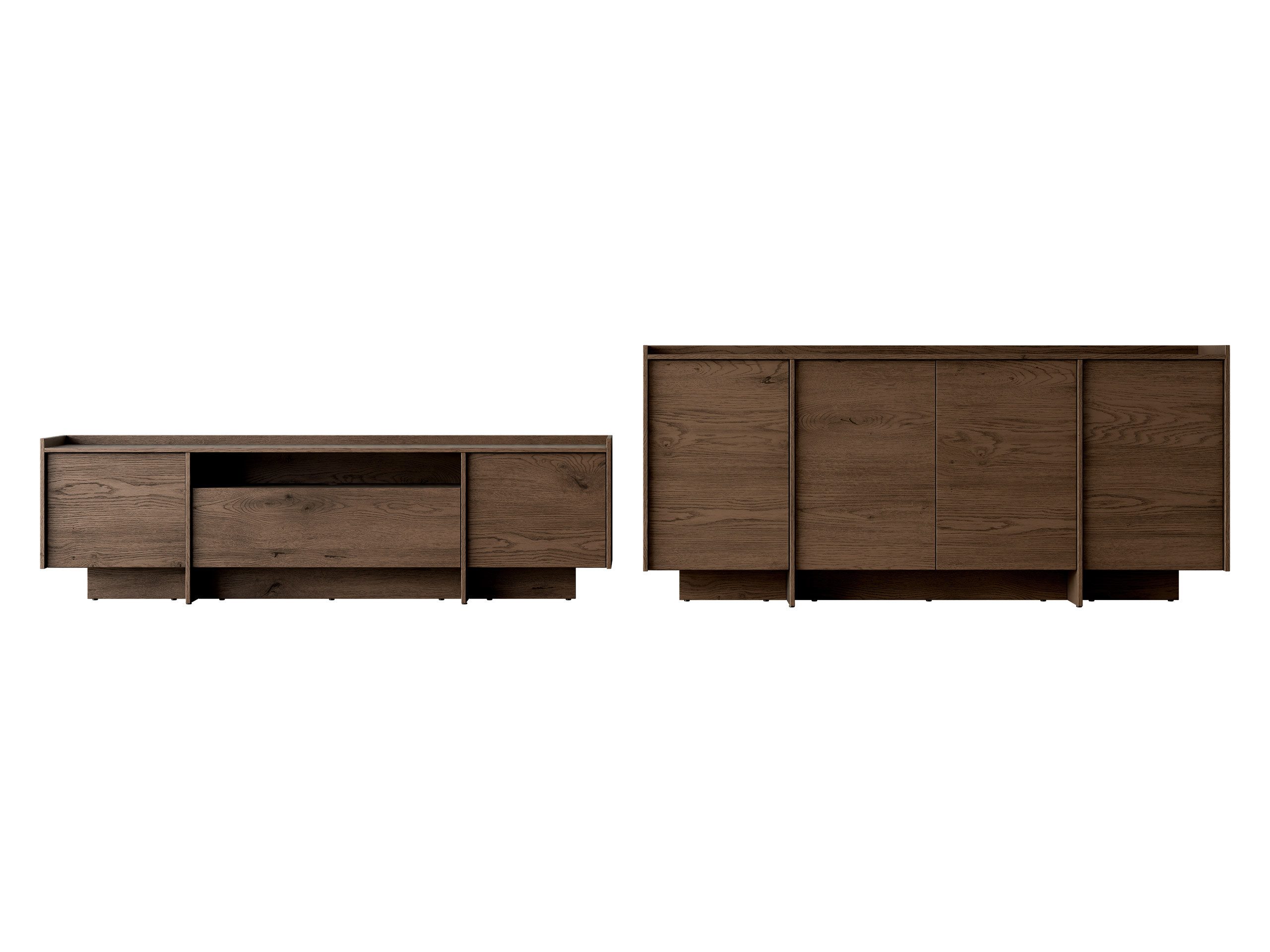 MIRJAN24 Wohnzimmer-Set Japandi, (2er-Set, Kommode, TV-Lowboard), günstig online kaufen