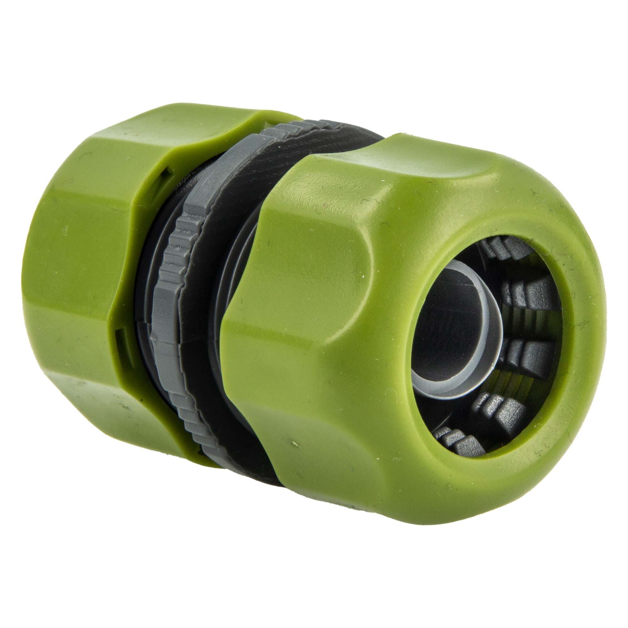 bevo Schlauchverbinder Schlauchkupplung Schlauchverbinder PVC-U Grau/Grün