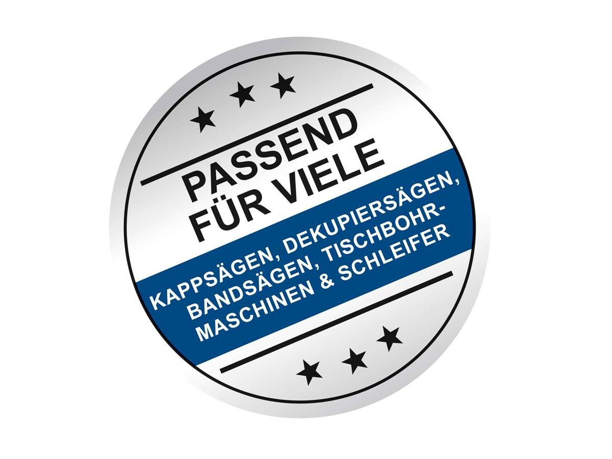 Scheppach Kappsägen-Untergestell UG200, Traglast 150kg, Fahrvorrichtung, Seitenverlängerungen 1,09–1,67 Meter