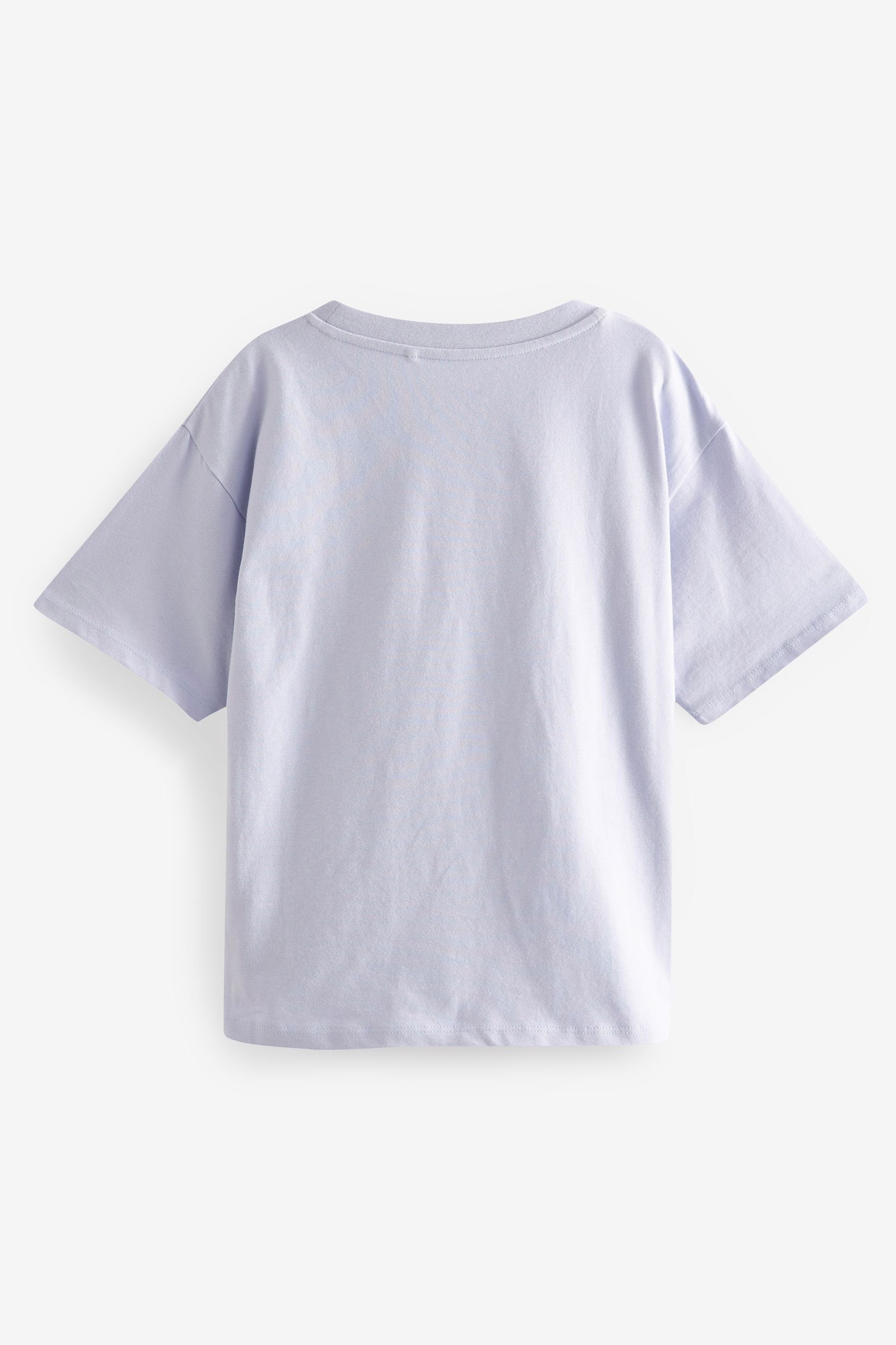 Lilac T-Shirt (1-tlg) mit Purple Next T-Shirt Anime-Print