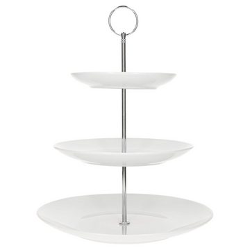 MamboCat Etagere Etagere Porzellan weiß Rund - 24302284, Porzellan