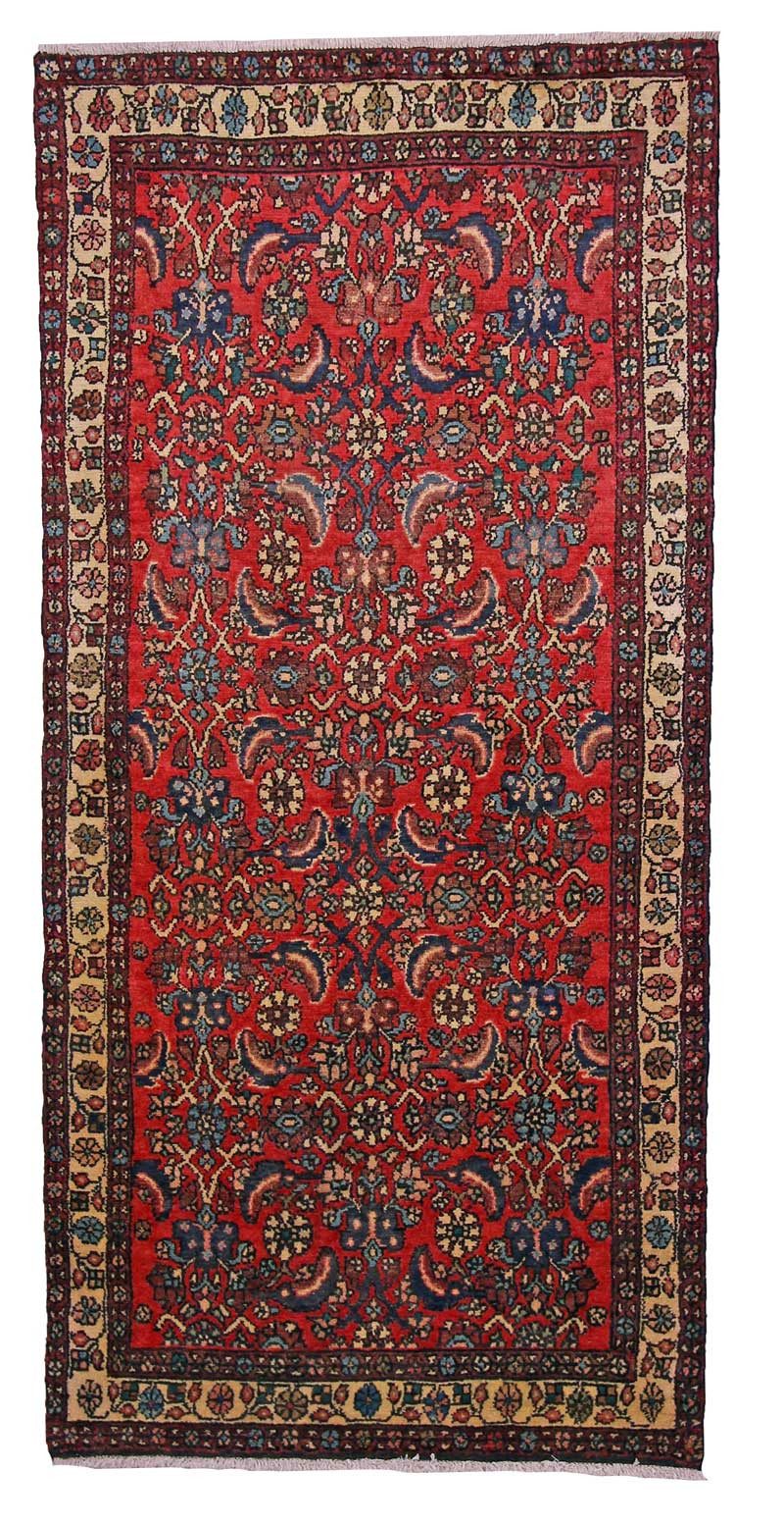 Orientteppich Perserteppich Hamadan 205 x 97 cm