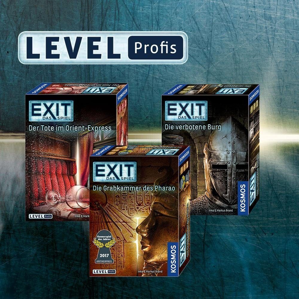 Kosmos Spiel EXIT, Das Spiel, Die verbotene Burg, Rätselspiel, Made in Germany