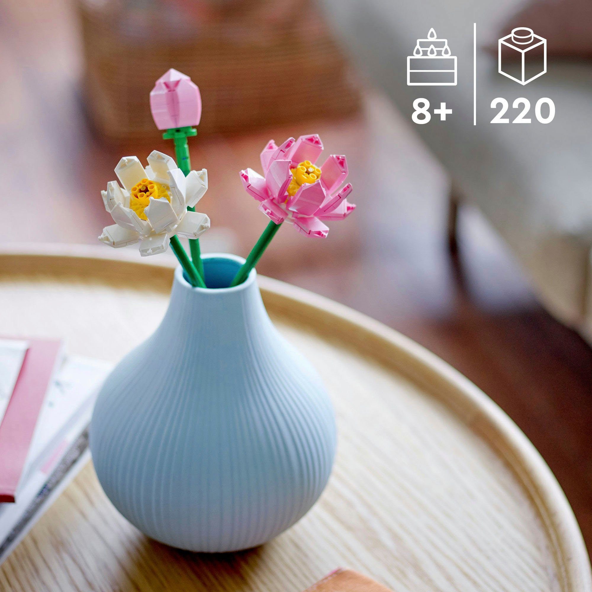 LEGO® Lotusblumen (40647), Lego Botanicals Konstruktionsspielsteine, günstig online kaufen