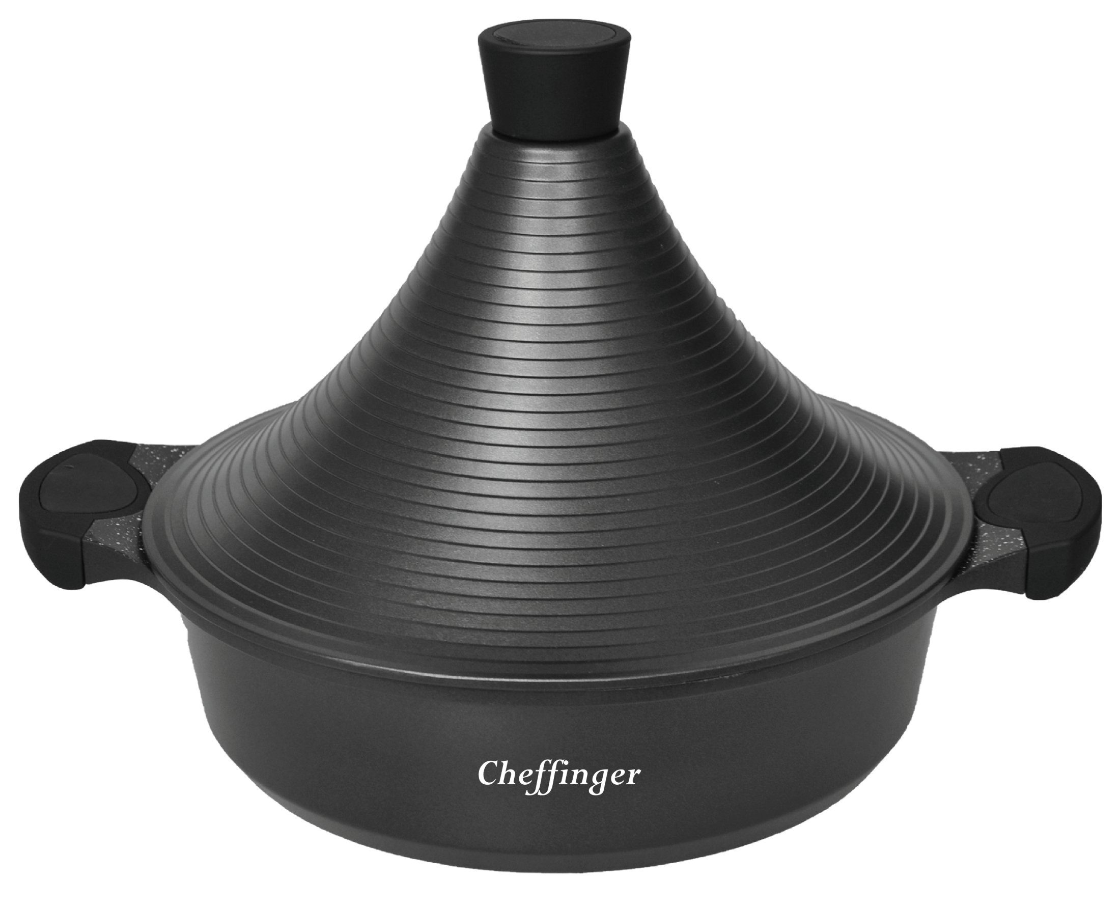 Cheffinger Schmortopf Tajines Tagine Topf Schmortopf Dampfgarer Ø 32 cm Cheffinger CF-TAJ32, Material: Aluminium