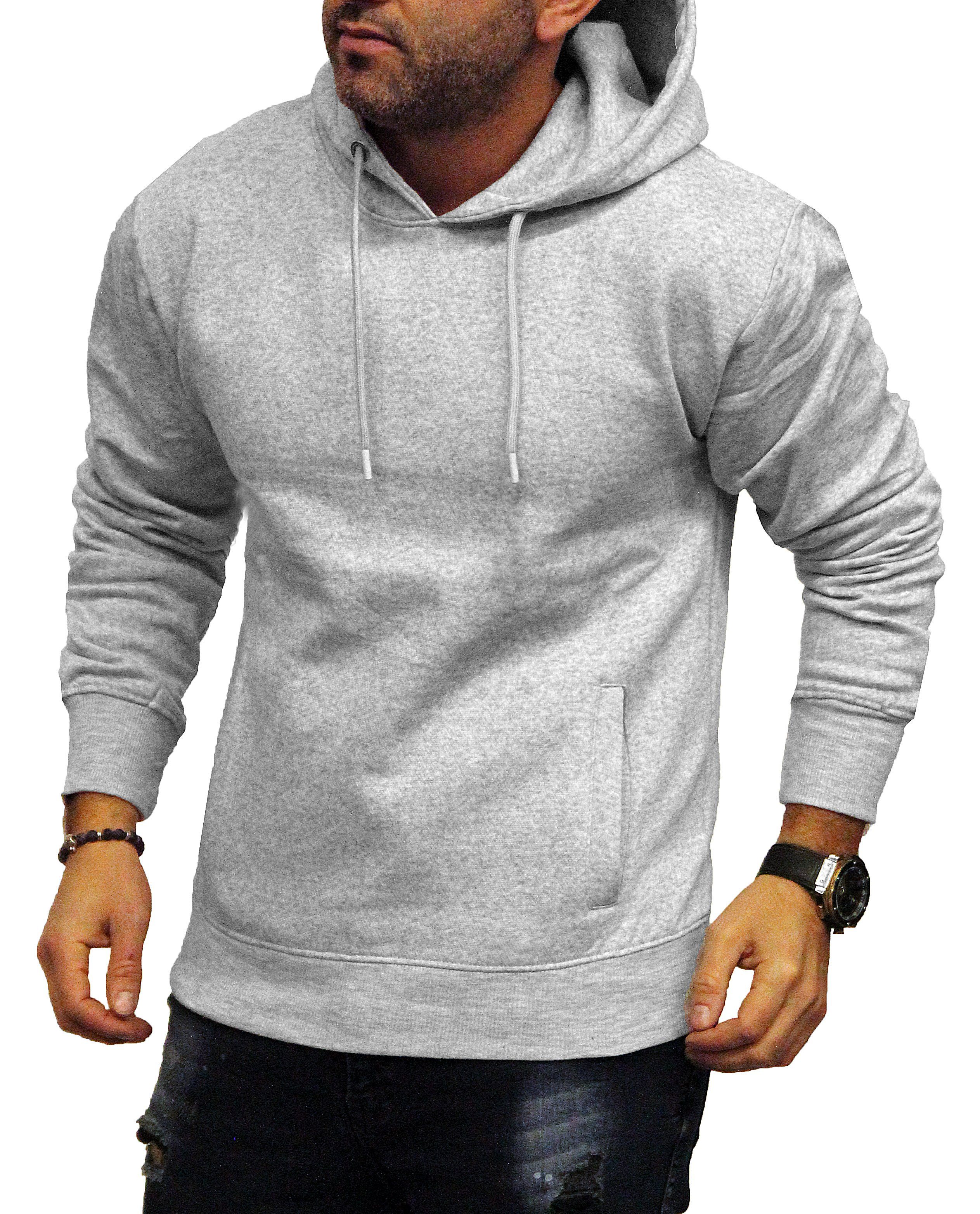 RMK Kapuzenpullover Herren Hoodie Pullover mit Kapuze Langarmshirt Longslee günstig online kaufen