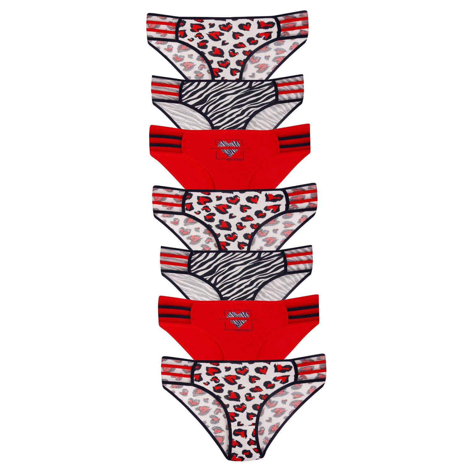 Dominant Bikinislip Damenunterwäsche (Packung, 7-St) aus elastischer Baumwo günstig online kaufen