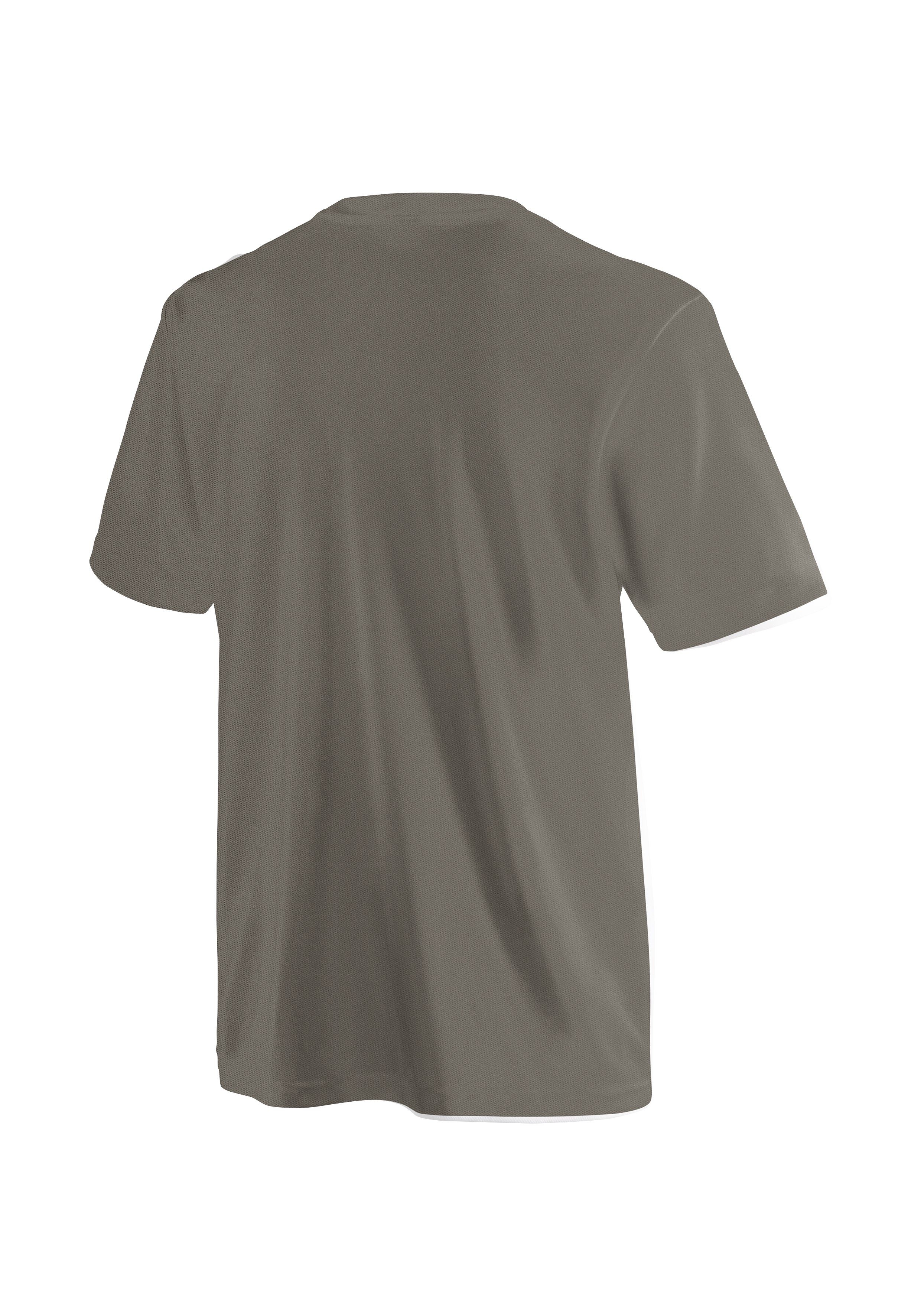 Maier Sports T-Shirt Walter Herren Kurzarmshirt, leichtes Sommer Funktionsshirt, Rundhals, Reg Fit