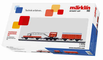 Märklin Modelleisenbahn Startpaket Märklin Start up - Feuerwehr Bergkran Set - 44752, Spur H0