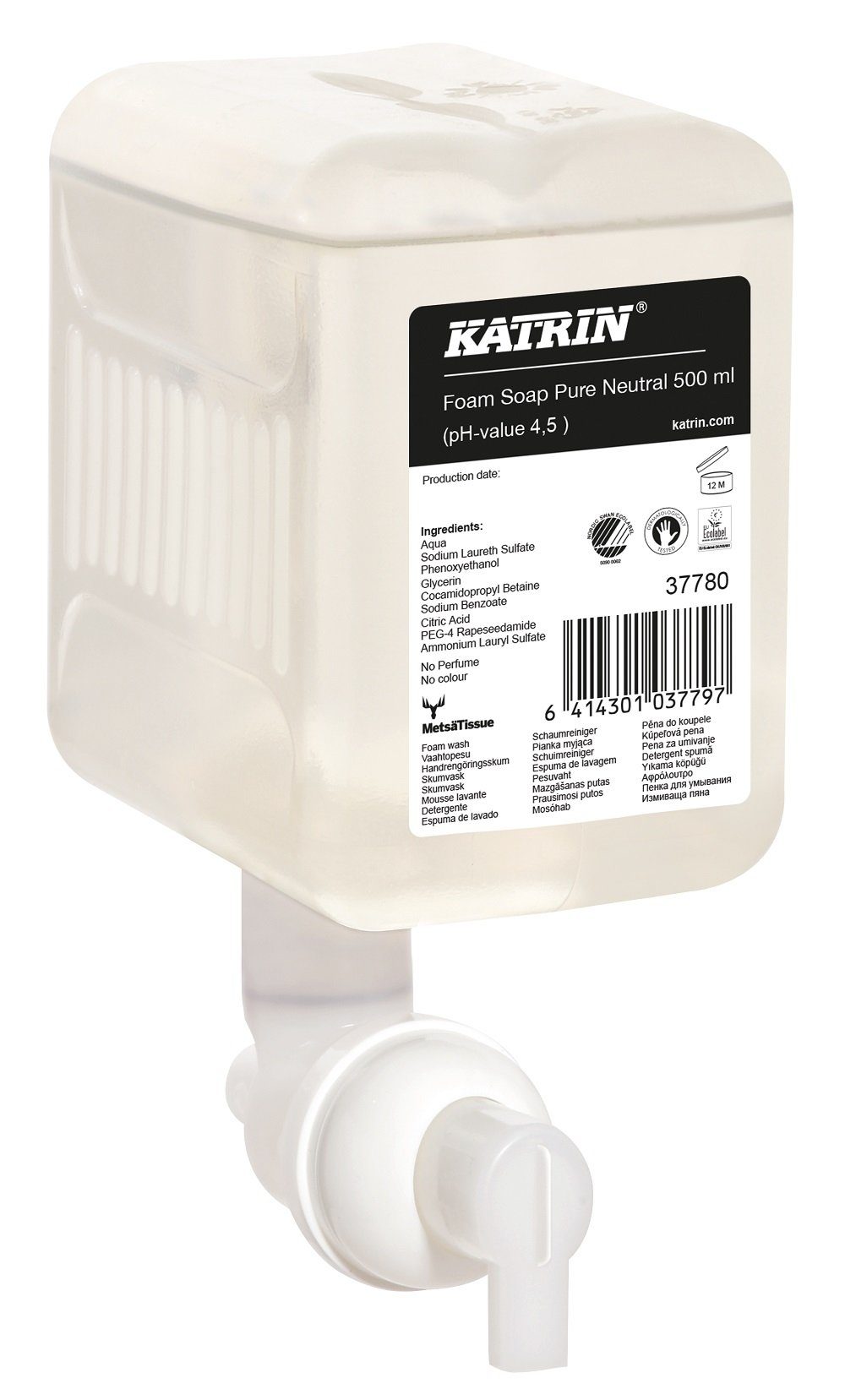 Flüssigseife KATRIN® 37780 Schaumseife Foam Soap Pure Neutral -
