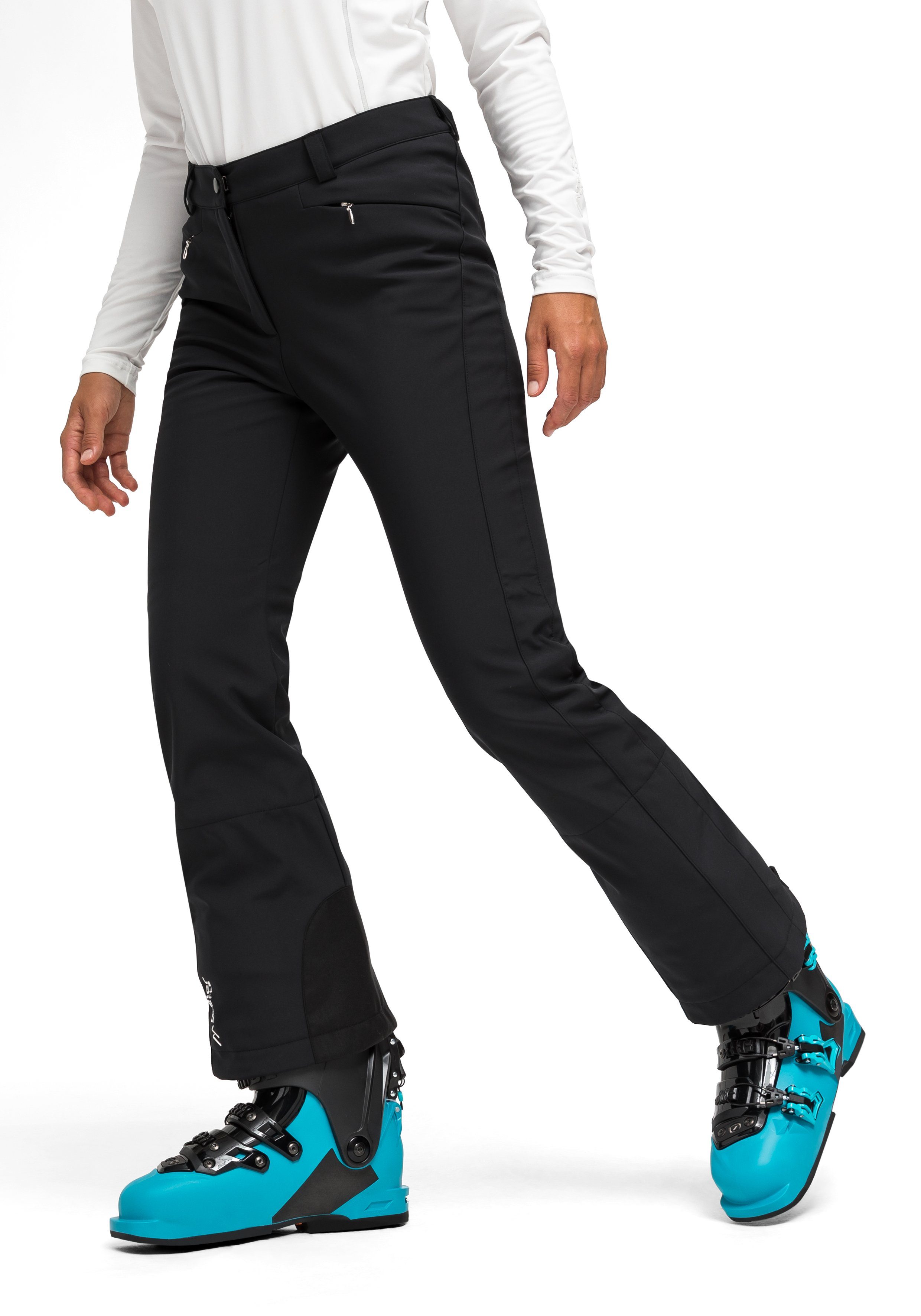 Maier Sports Skihose Mary Eng geschnittene Softshellhose in femininer, sportlicher Silhouette