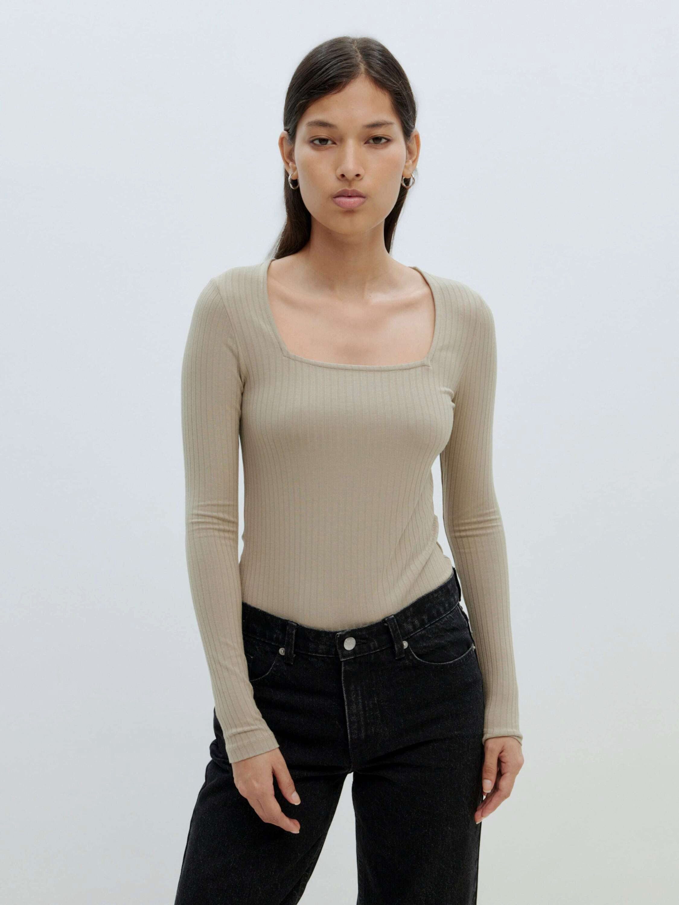 EDITED Langarmshirt Valeria (1-tlg) Plain/ohne Details günstig online kaufen