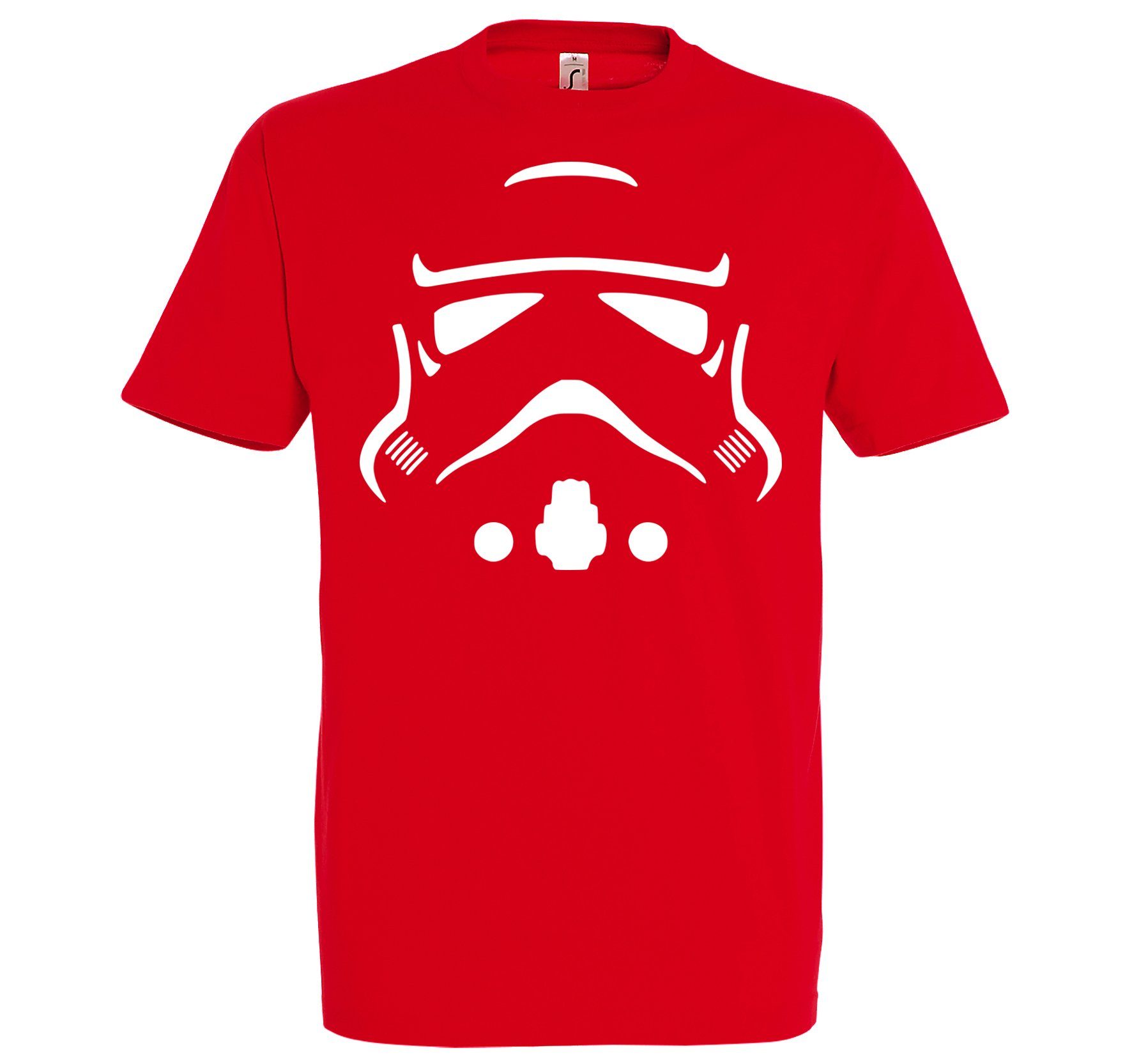 Youth Designz T-Shirt Trooper Storm Herren Fun T-Shirt mit trendigem Frontprint Rot