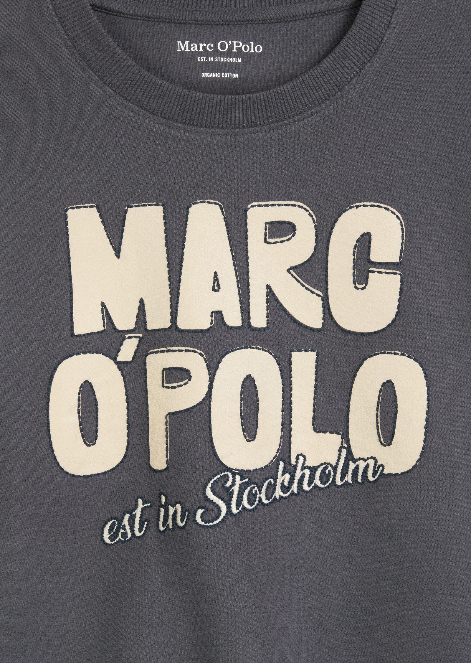 Marc O'Polo Sweatshirt mit umsticktem Logoprint günstig online kaufen