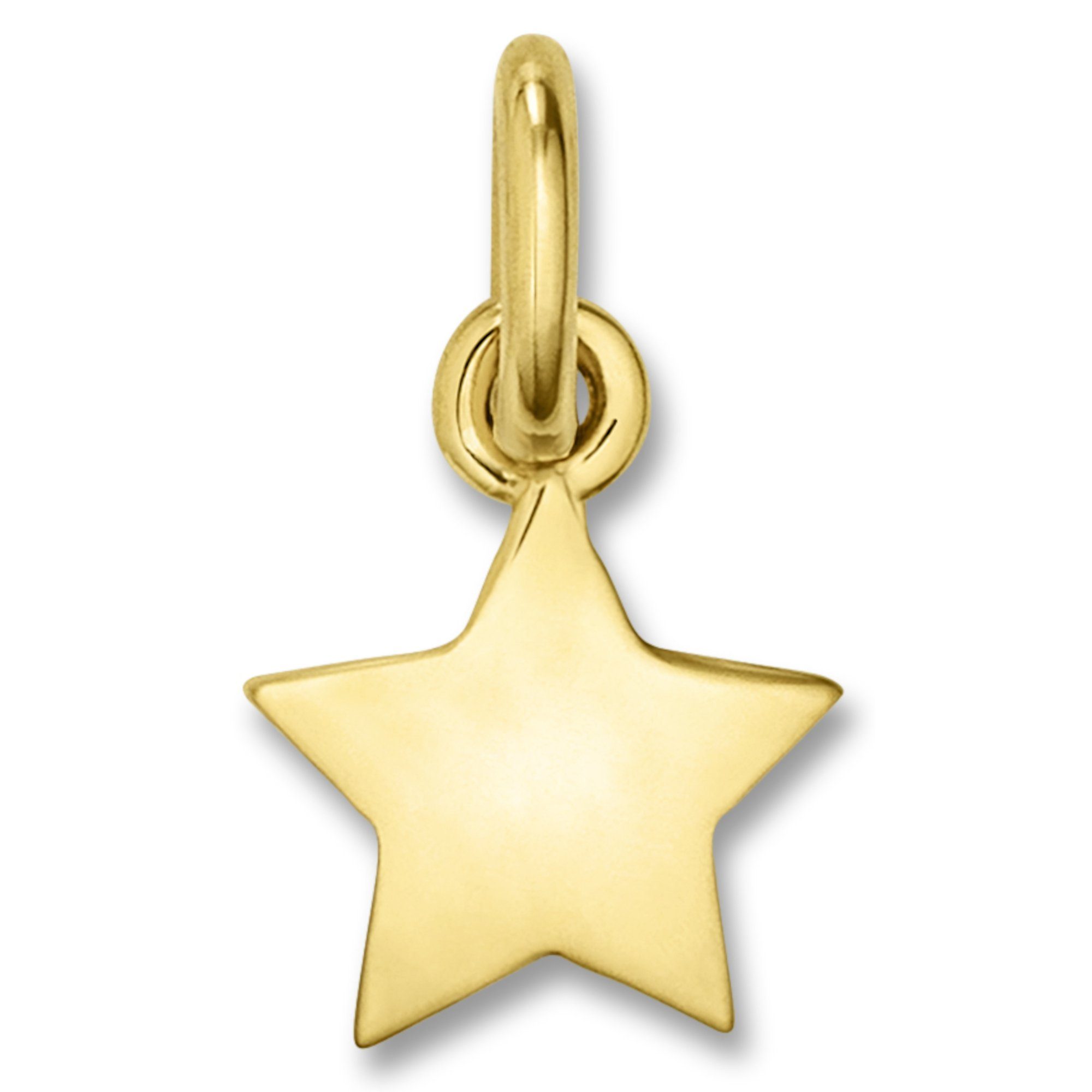 ONE ELEMENT Kettenanhänger Stern Anhänger aus 333 Gelbgold, Damen Gold Schmuck Stern | Kettenanhänger