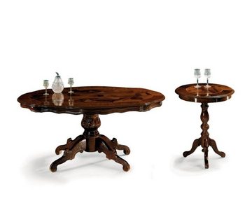 JVmoebel Esstisch, Klassischer Couchtisch Tisch Wohnzimmer Tische Barock Holz