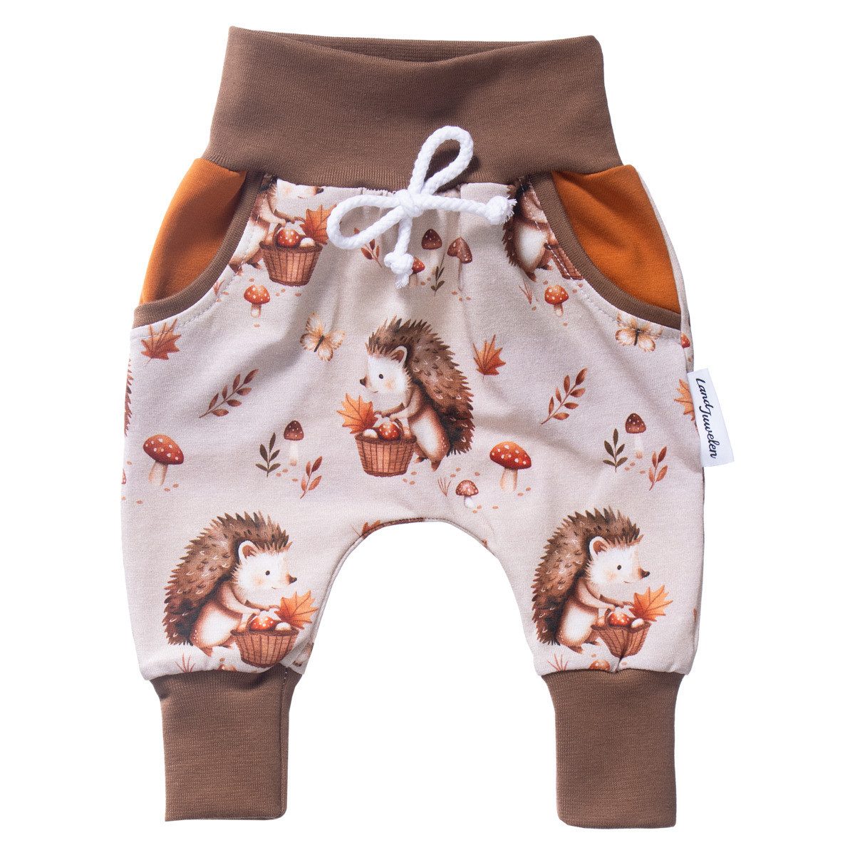 Land-Juwelen Stoffhose Igel Unisex Kinder (1-tlg) Stoffhose, Jogginghose, Jogger, Sporthose, Chino