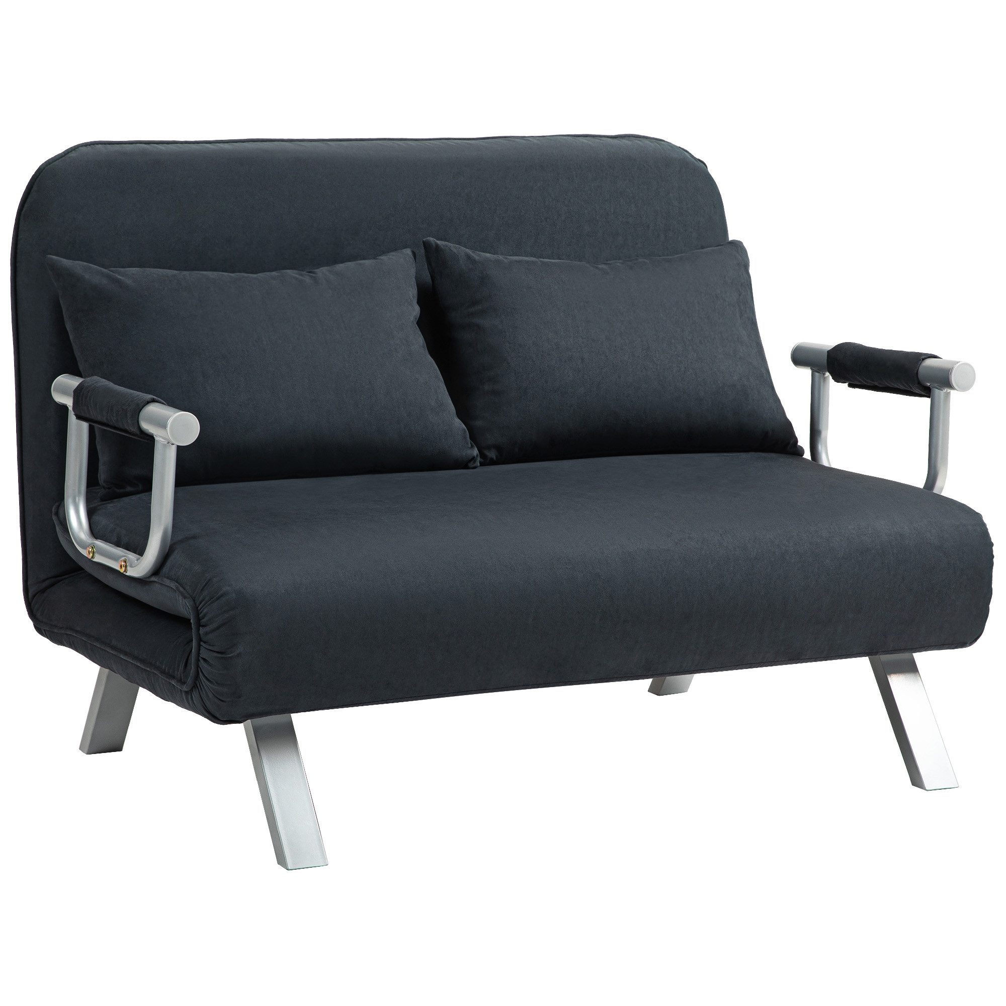 HOMCOM Schlafsofa 2er-Sofa mit Schlaffunktion, Verstellbarer günstig online kaufen