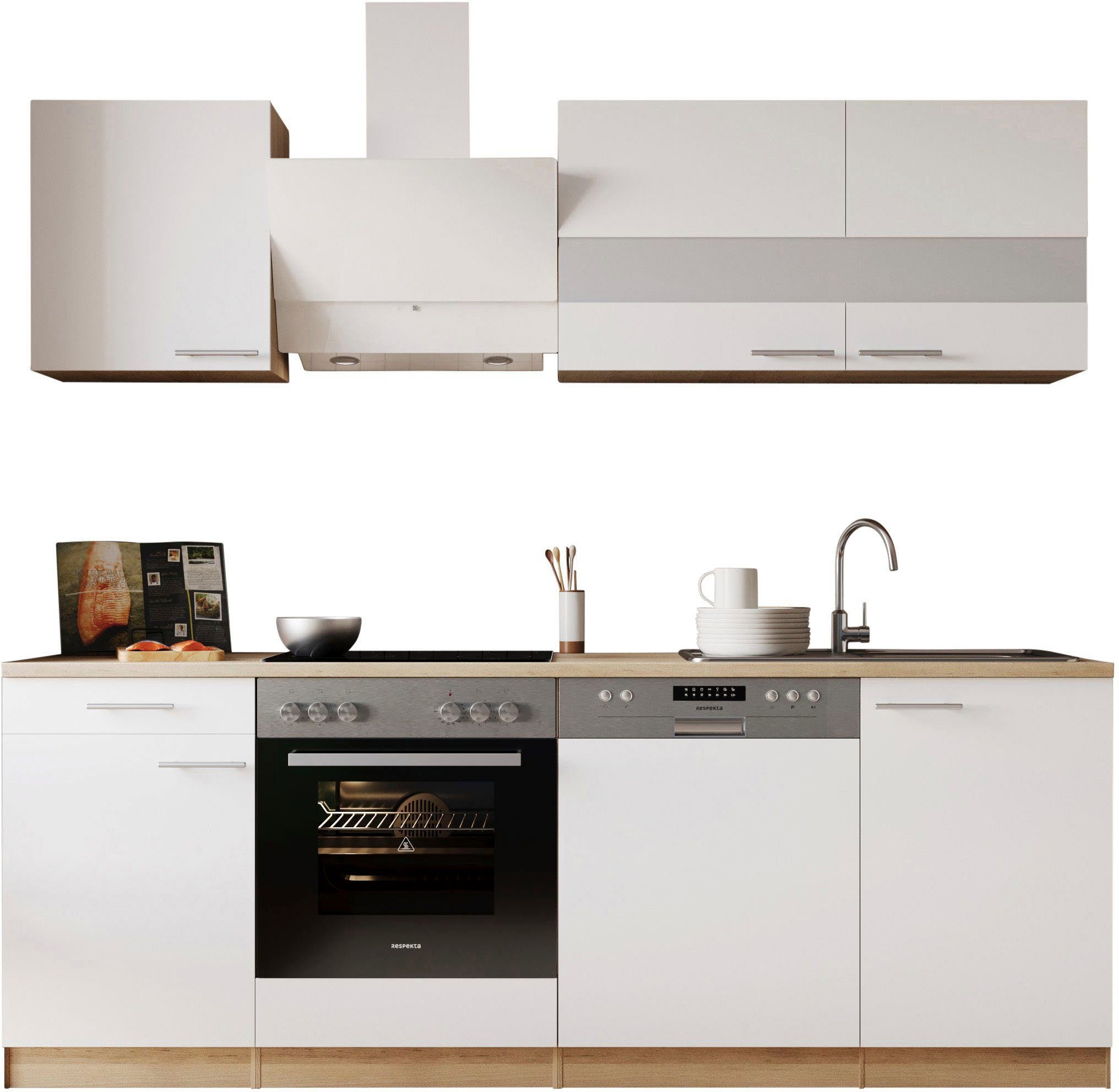 RESPEKTA Küche Merle, Breite 220 cm, günstig online kaufen