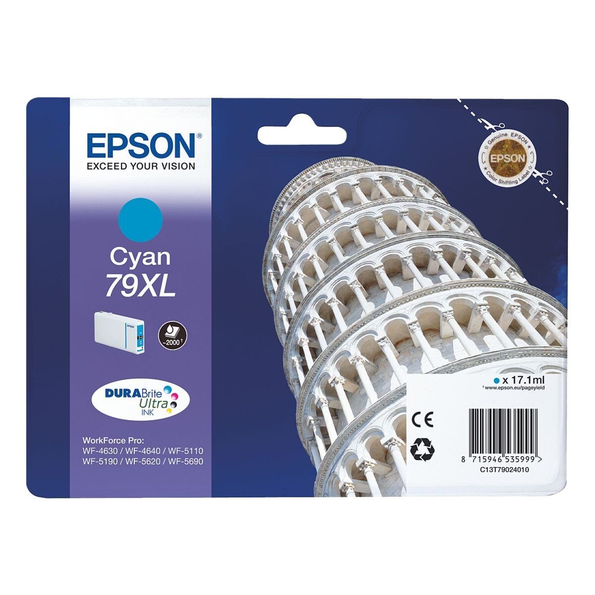 Epson T7902 Tintenpatrone (cyan)