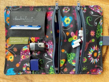 Taschen4life Mini Bag Tabaktasche Lina, Drehertasche Tabakbeutel Aufbewahrungstasche (Handmade by Kennydoo), Feinschnitt Tabak, Raucher Utensilien, paper-fach