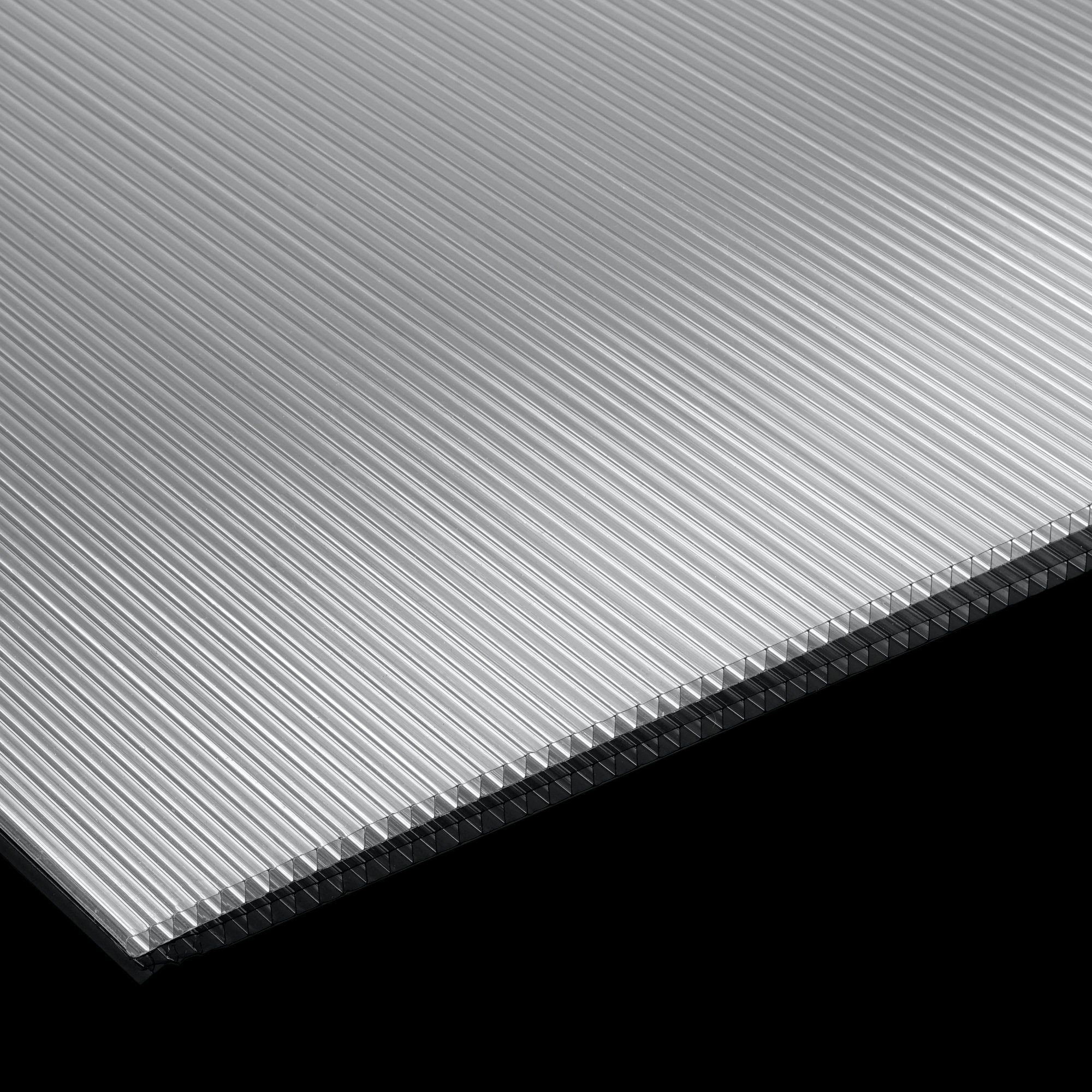 Zelsius Hohlkammerplatte Hohlkammerstegplatte 6 mm, 121 x 60,5cm, Gewächshaus Ersatzplatte #1, 6.00 mm