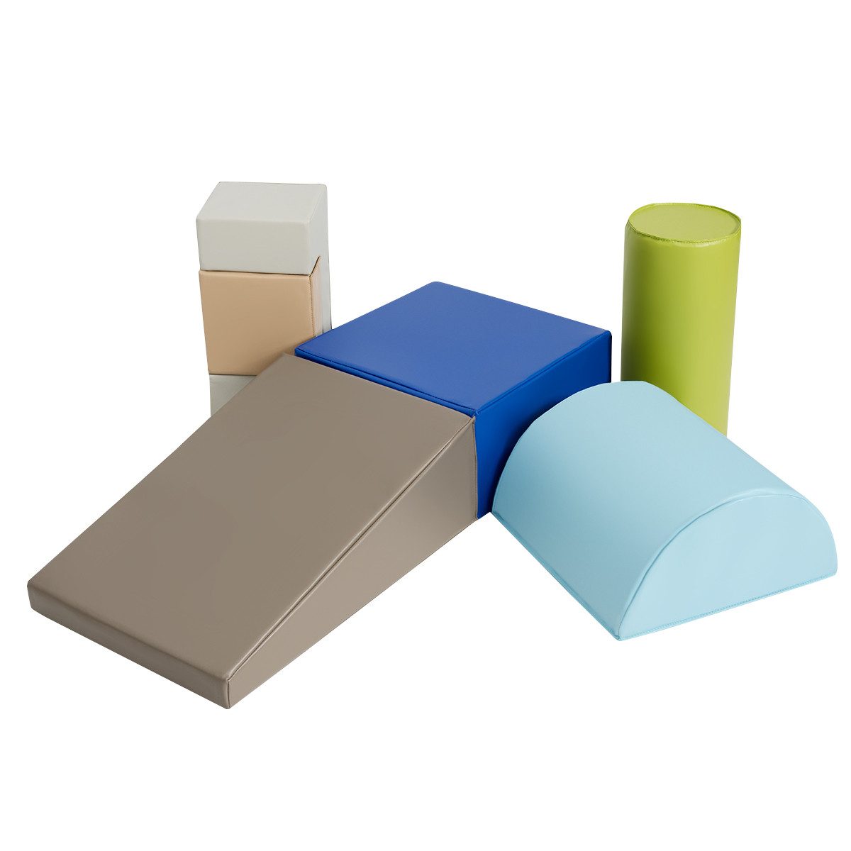 COSTWAY Schaumstoff Kletterblöcke Конструктора, (6 St), für Kinder zum Klettern