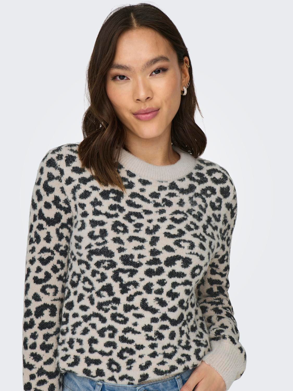 JDY Strickpullover JDYLORRAINE ANIMAL L/S PULLOVER günstig online kaufen