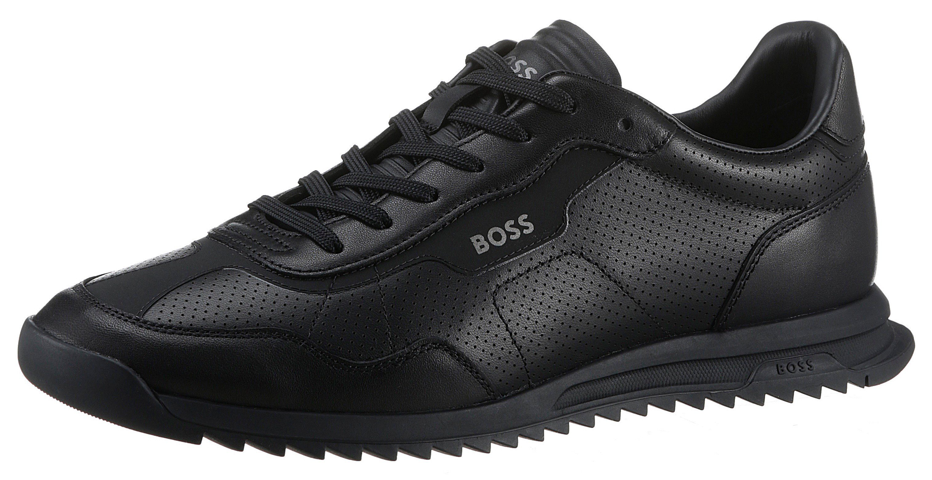 BOSS ZAYN_LOWP Sneaker mit Logodruck an der Seite, Freizeitschuh, Halbschuh, Schnürschuh