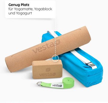 Vesta+ Yogatasche Yogatasche für Yogamatte mit Fitness App