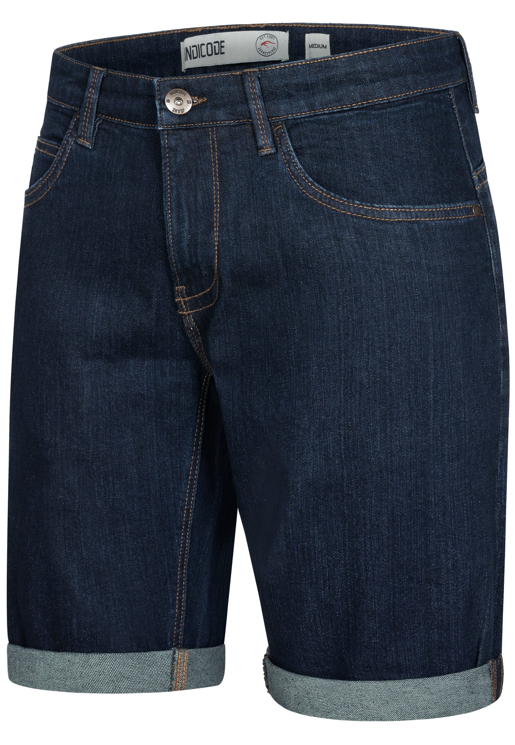 Indicode Jeansshorts Page 5-Pocket-Shorts aus Stretch günstig online kaufen