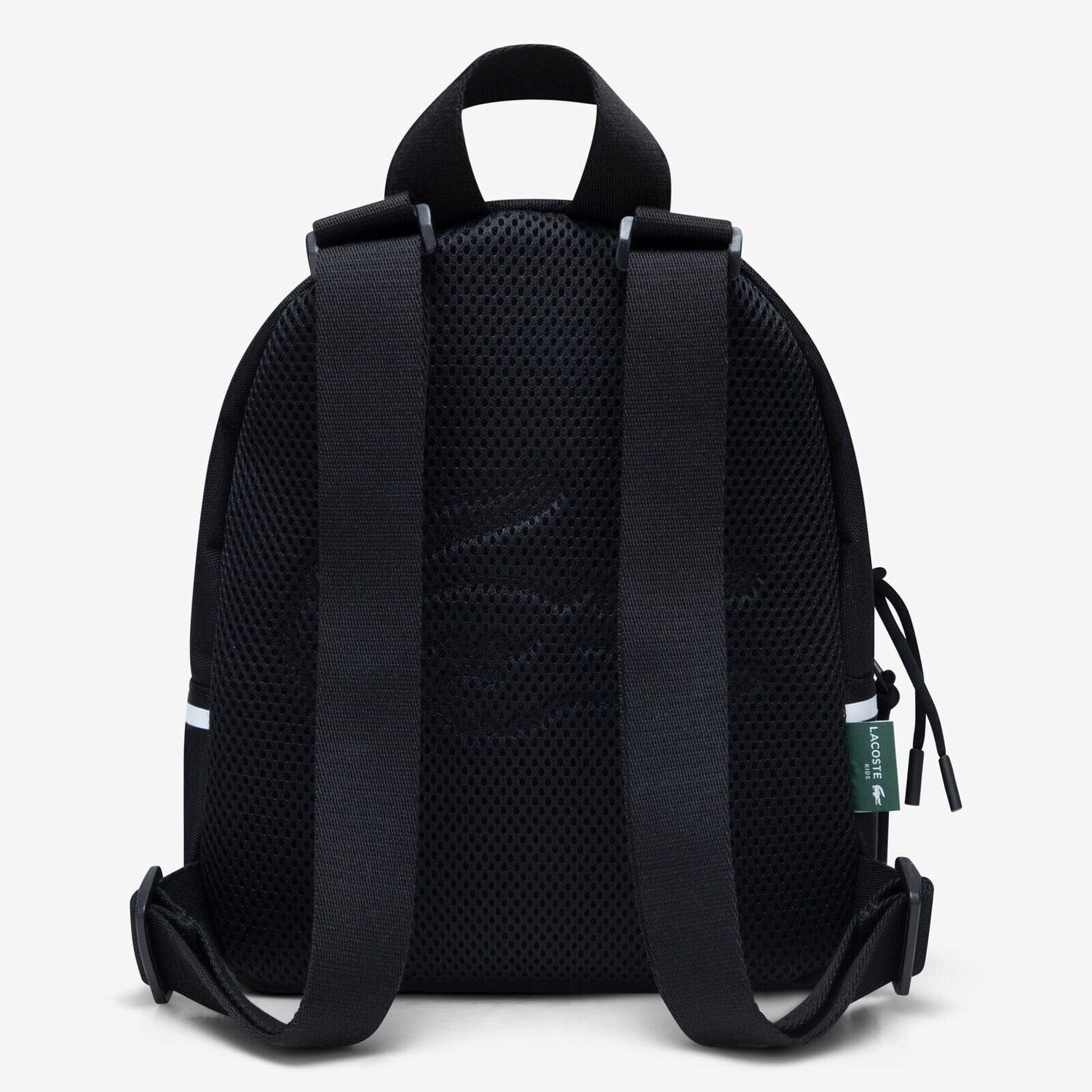 Lacoste Kinderrucksack Lacoste Kids kleiner Rucksack rschwarz mit flauschigem Krokodil-Logo