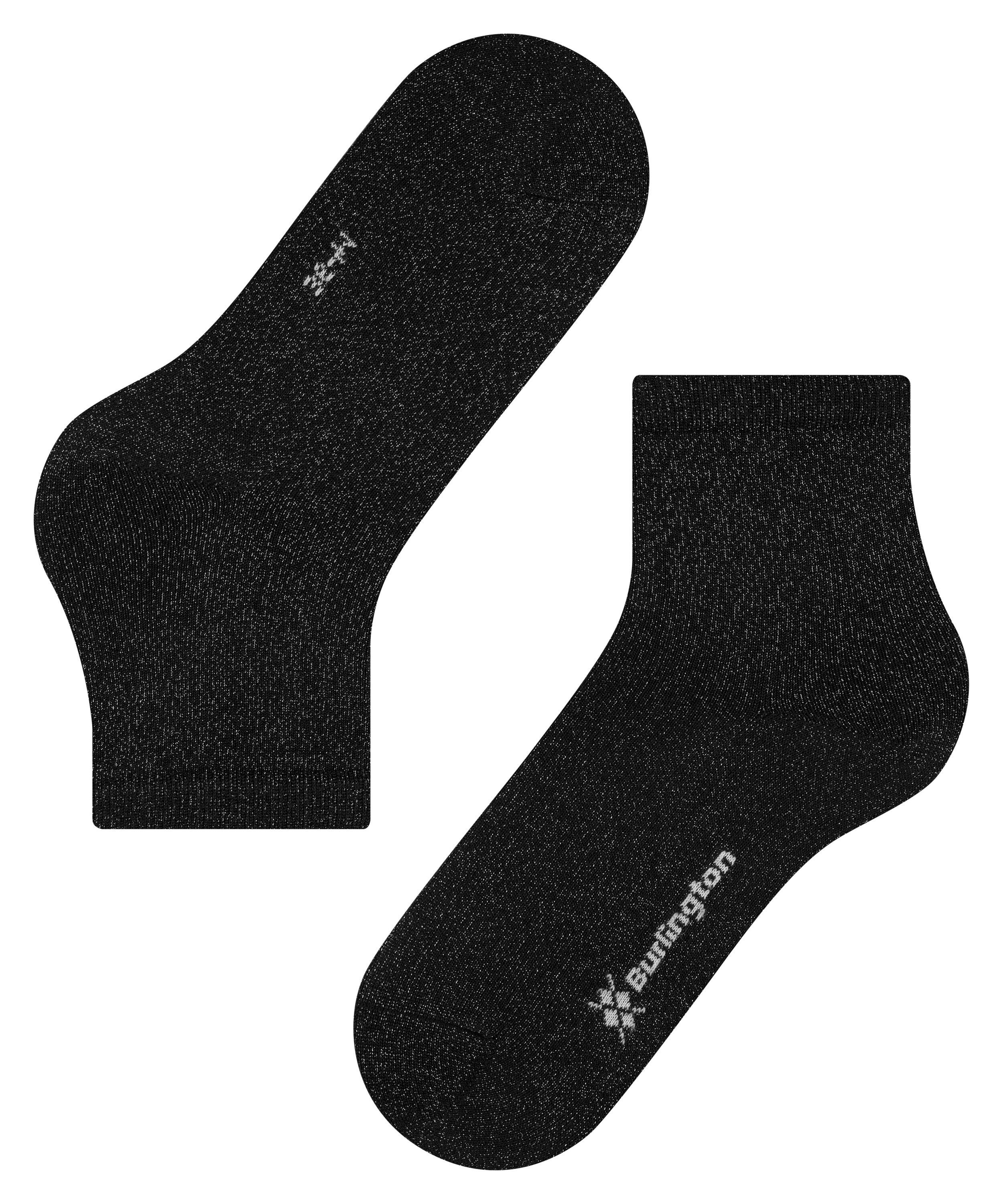 Burlington Socken Ladywell (1-Paar) mit allover Glanz