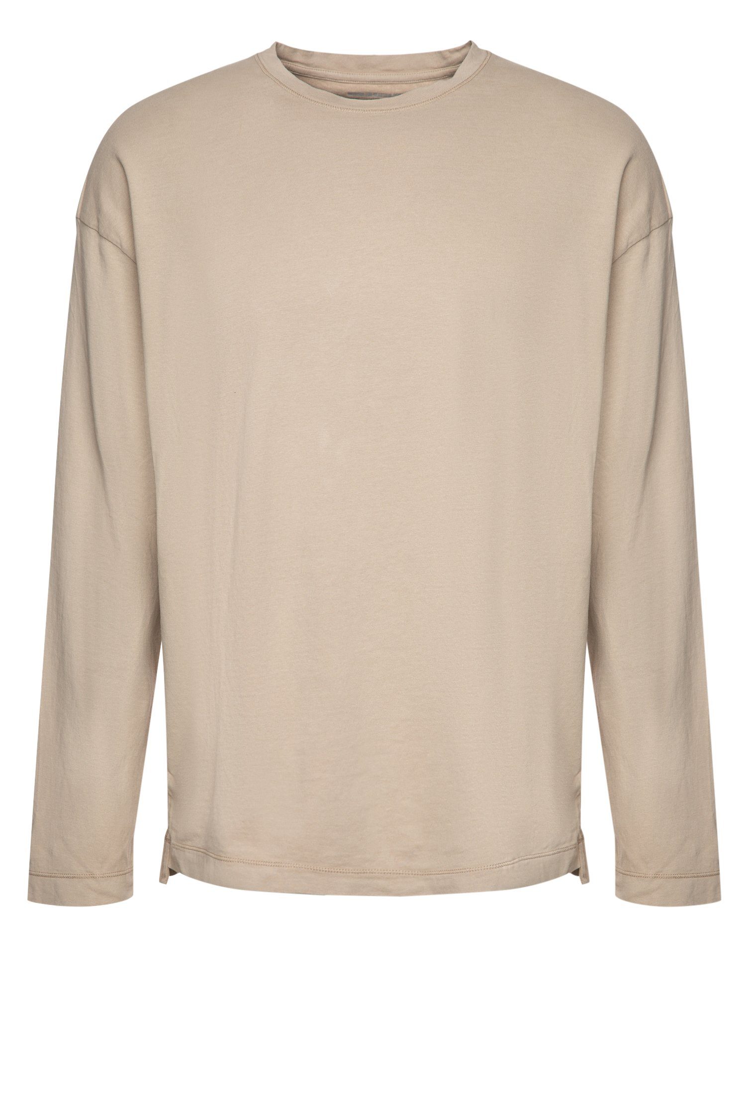 Drykorn Langarmshirt Novak (1-tlg) Beige (1705)