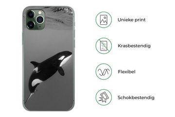 MuchoWow Handyhülle Orca - Wasser - Tiere, Handyhülle Apple iPhone 11 Pro Max, Smartphone-Bumper, Print, Handy