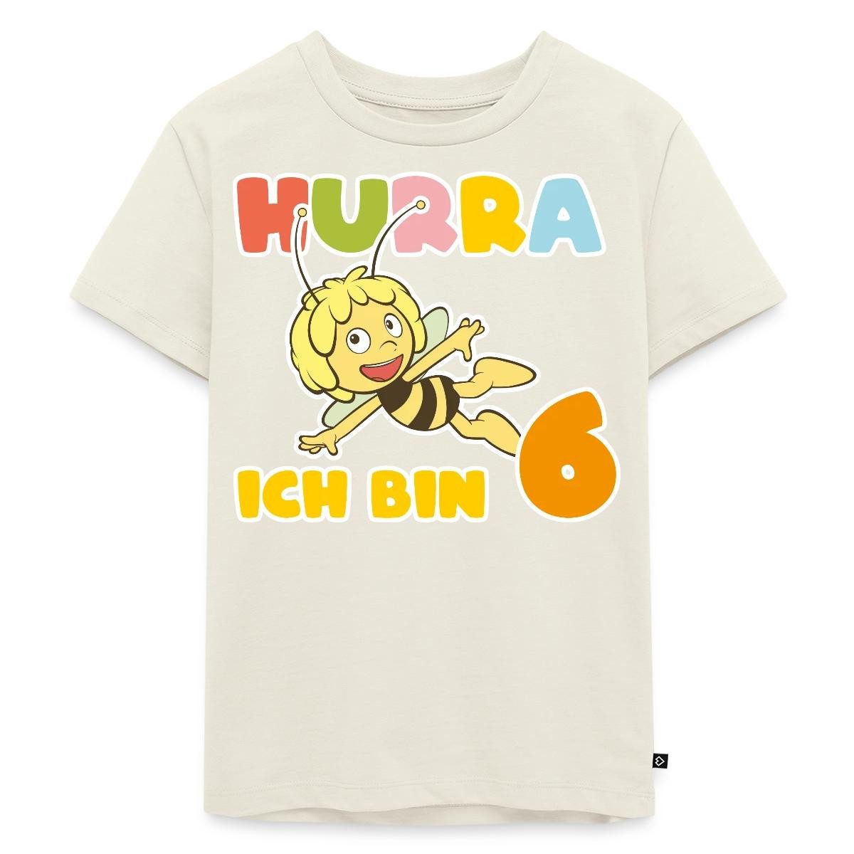 Spreadshirt T-Shirt Biene Maja 6. Geburtstag Kinder Premium T-Shirt (1-tlg)