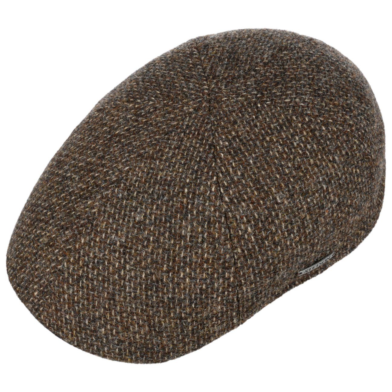 mit Flatcap braun (1-St) Cap Schirm, the EU in Stetson Flat Made