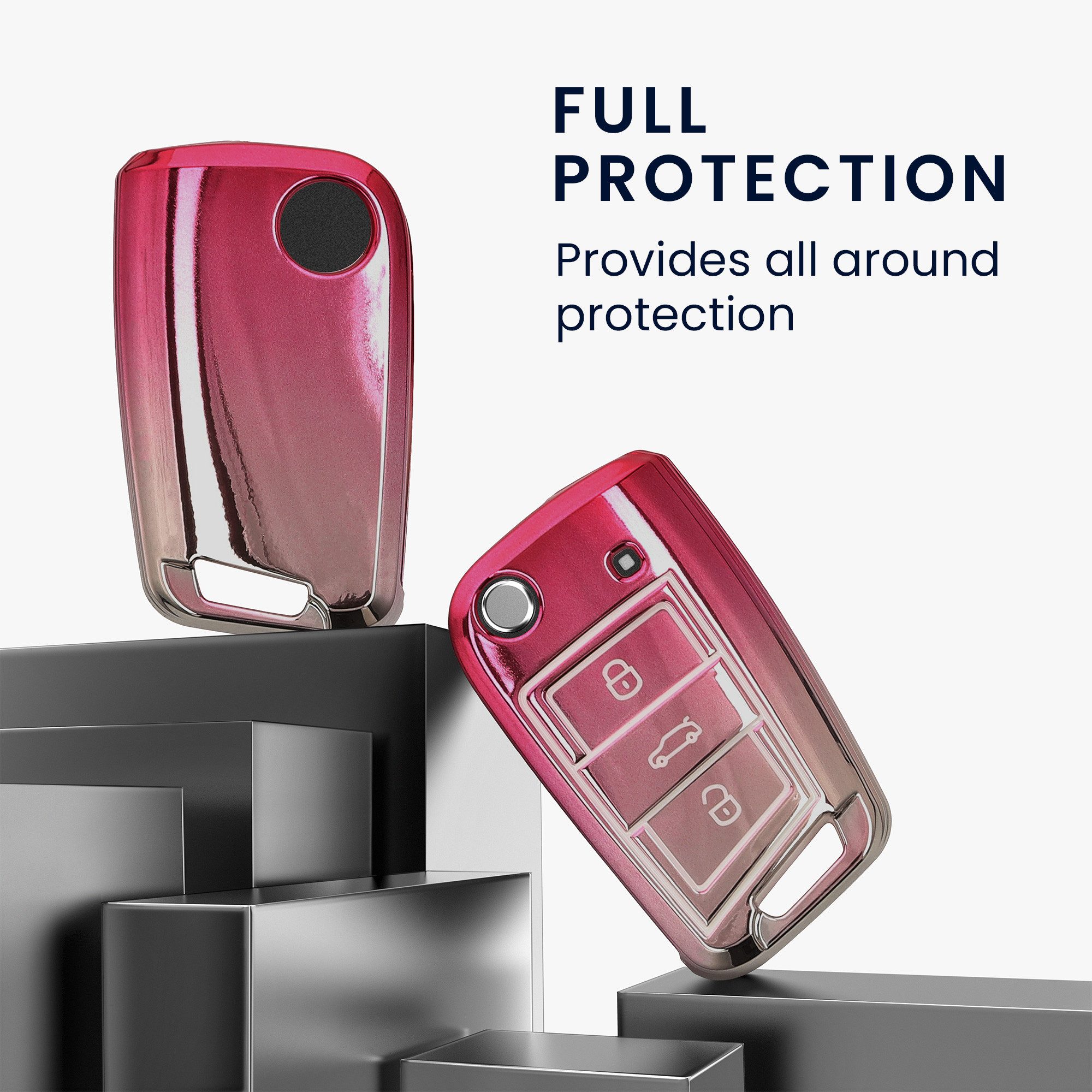 kwmobile Schlüsseltasche Autoschlüssel Hülle für VW Golf 7 MK7 (1-tlg), Sch günstig online kaufen