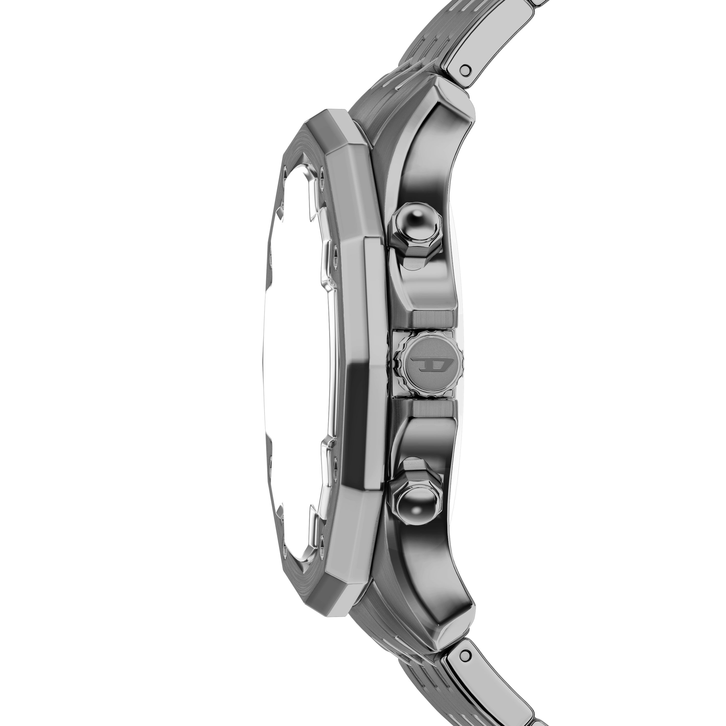 Diesel Chronograph Stinger DZ4711, Quarzuhr, Armbanduhr, Herrenuhr, Edelstahlarmband, analog