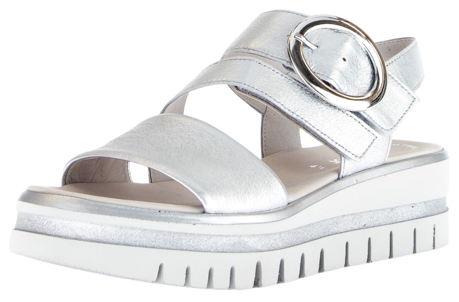 Gabor 64.627 61 Silber Sandale günstig online kaufen