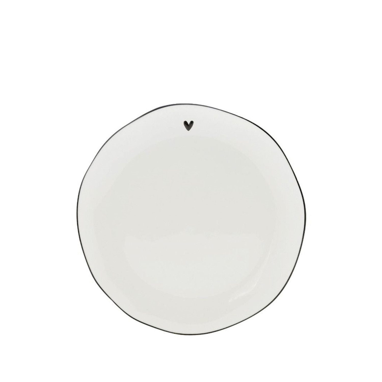 Dessertteller Schwarzes Herz