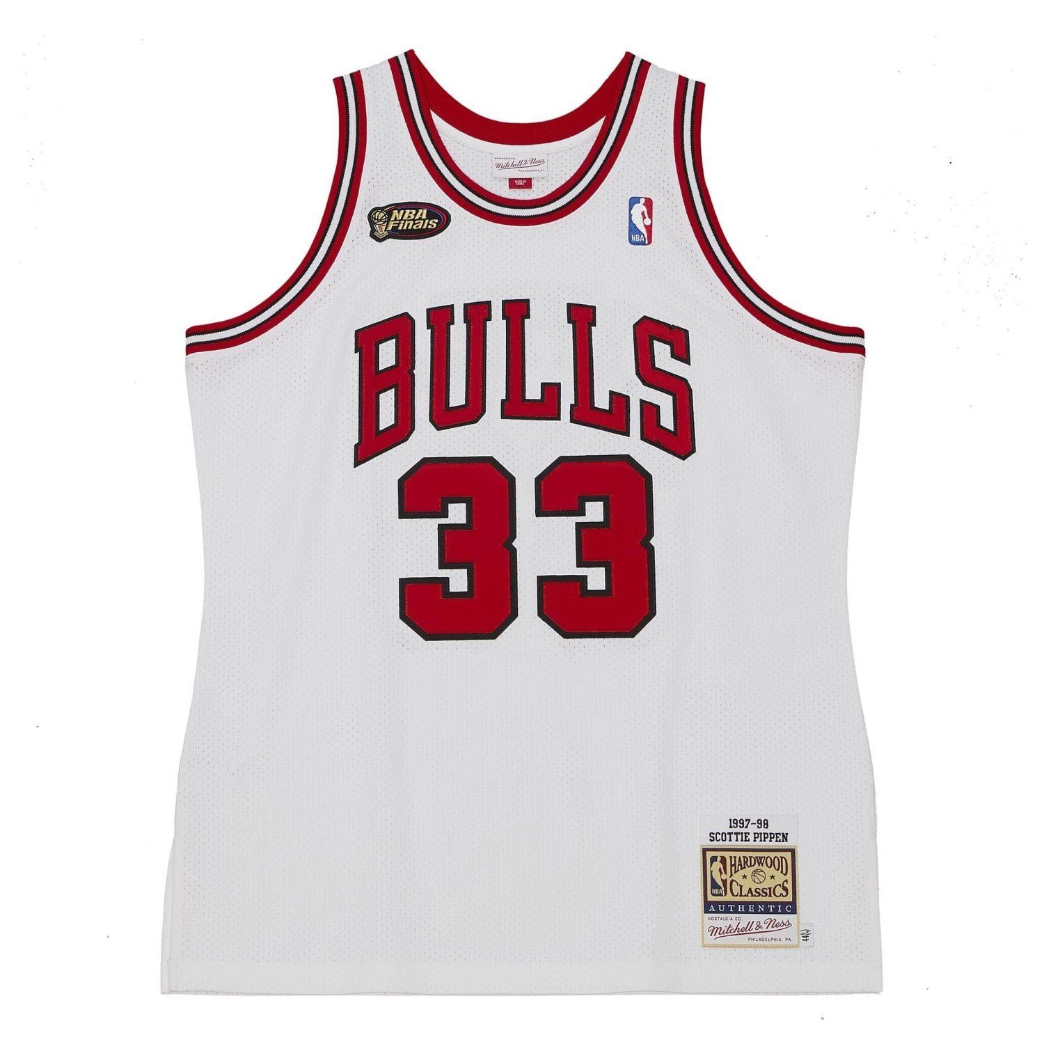 Mitchell Ness Basketballtrikot Authentic Scottie Pippen Chicago Bulls Swingman Je