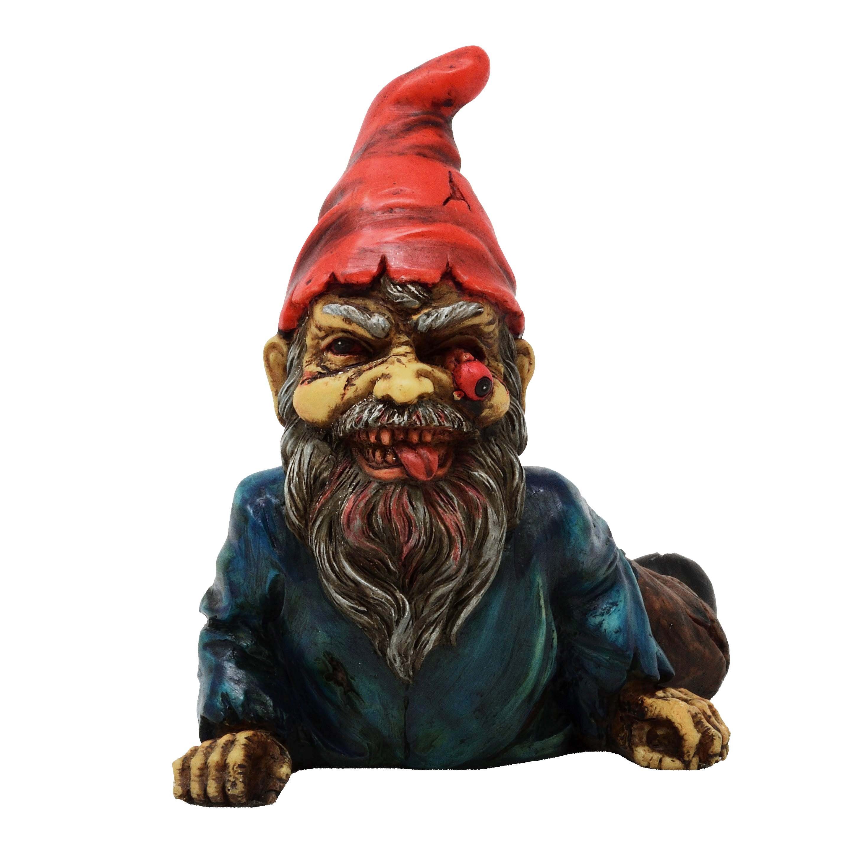 Dekofigur Dekofigur Zombie Gartenzwerg - Halloween Dekoration Gothic Fantasy