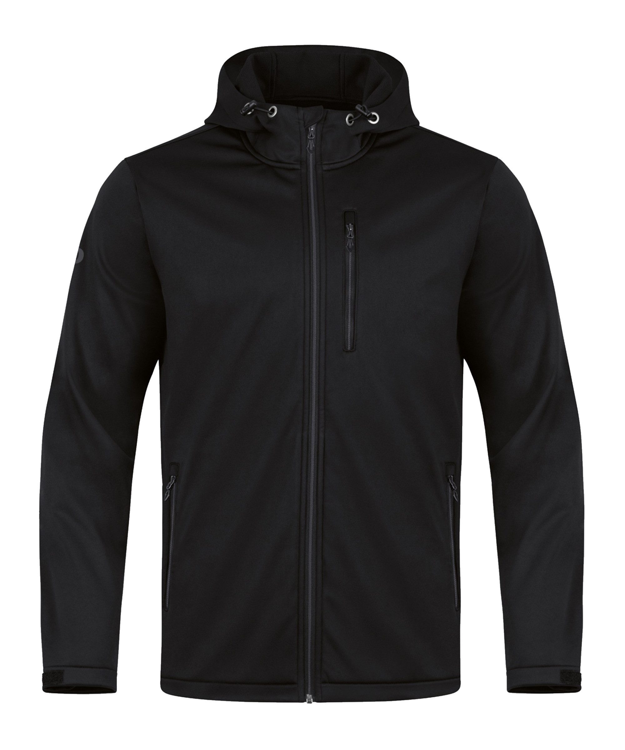 Jako Allwetterjacke Premium Softshelljacke (1-St) Kapuze_Kordelzug