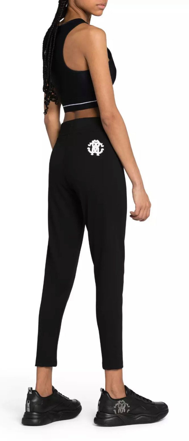 roberto cavalli Leggings Firenze Damen Jeggings Gummiband Sport Hose Für Sport, Reisen, Freizeit oder als stilvolle Streetwear