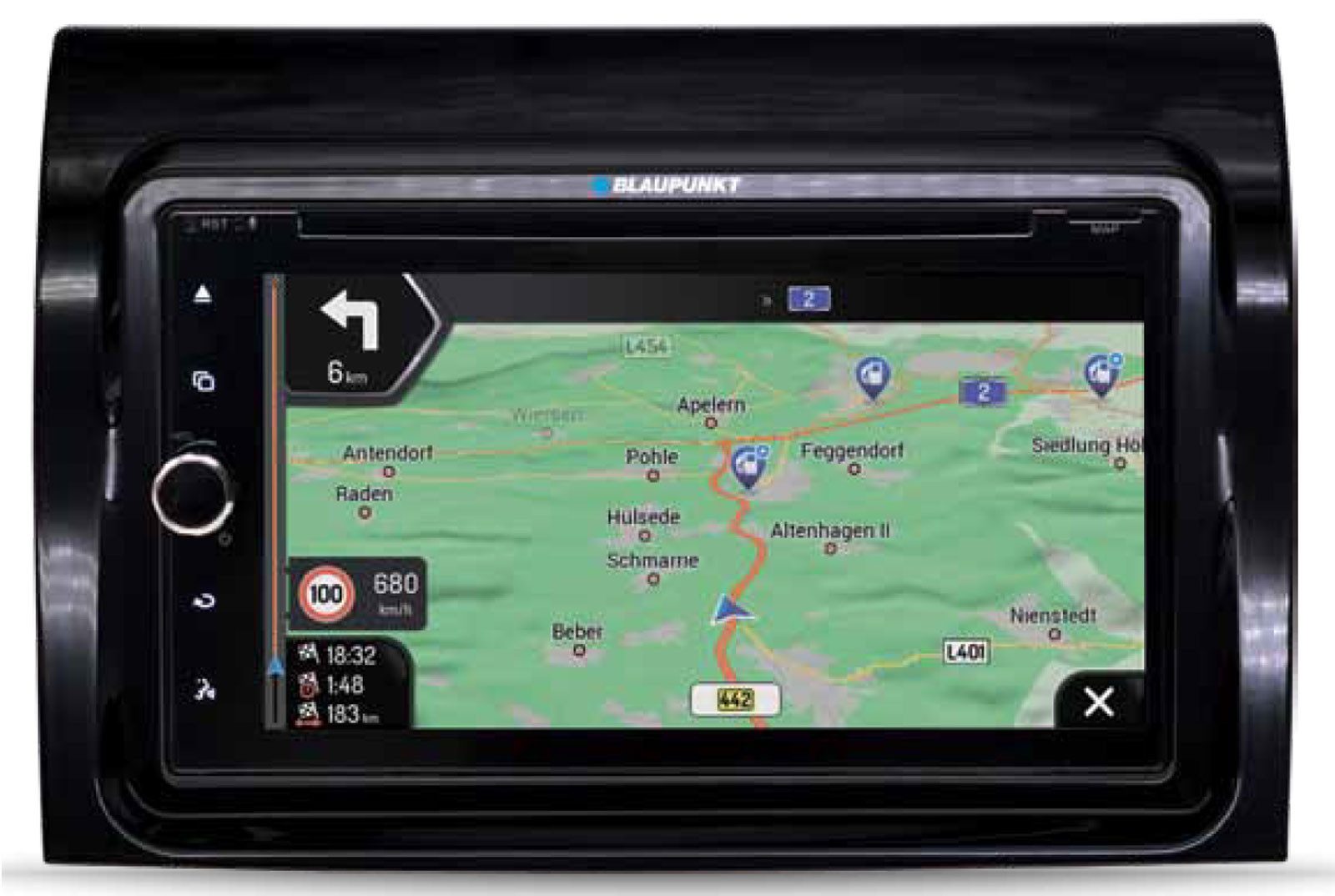 Blaupunkt Blaupunkt Camper 700 DAB D7 2-DIN Car-Multimedia (6,75) Fiat Ducato Autoradio