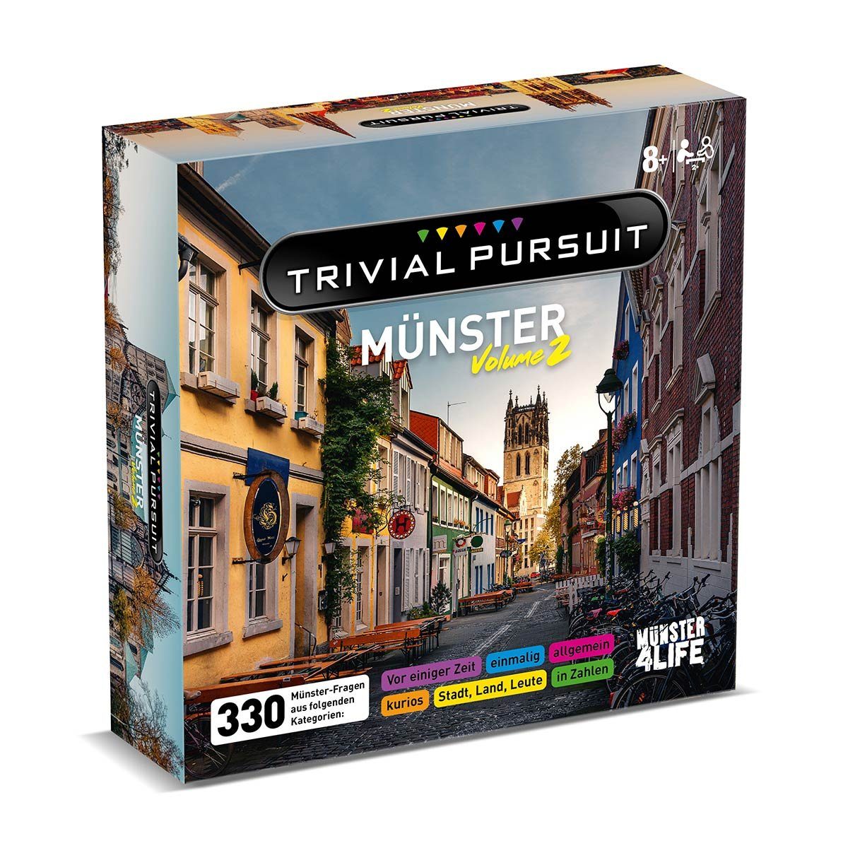 Winning Moves Spiel Trivial Pursuit - Münster Vol. 2, Wissenspiel, Quizspiel mit 330 Fragen