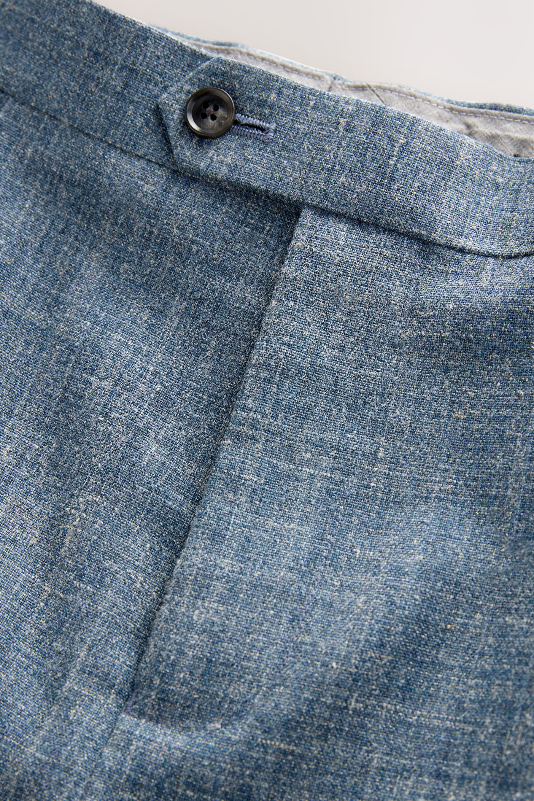 Next Anzughose Slim Fit Nova Fides Anzughose aus Leinengemisch (1-tlg)