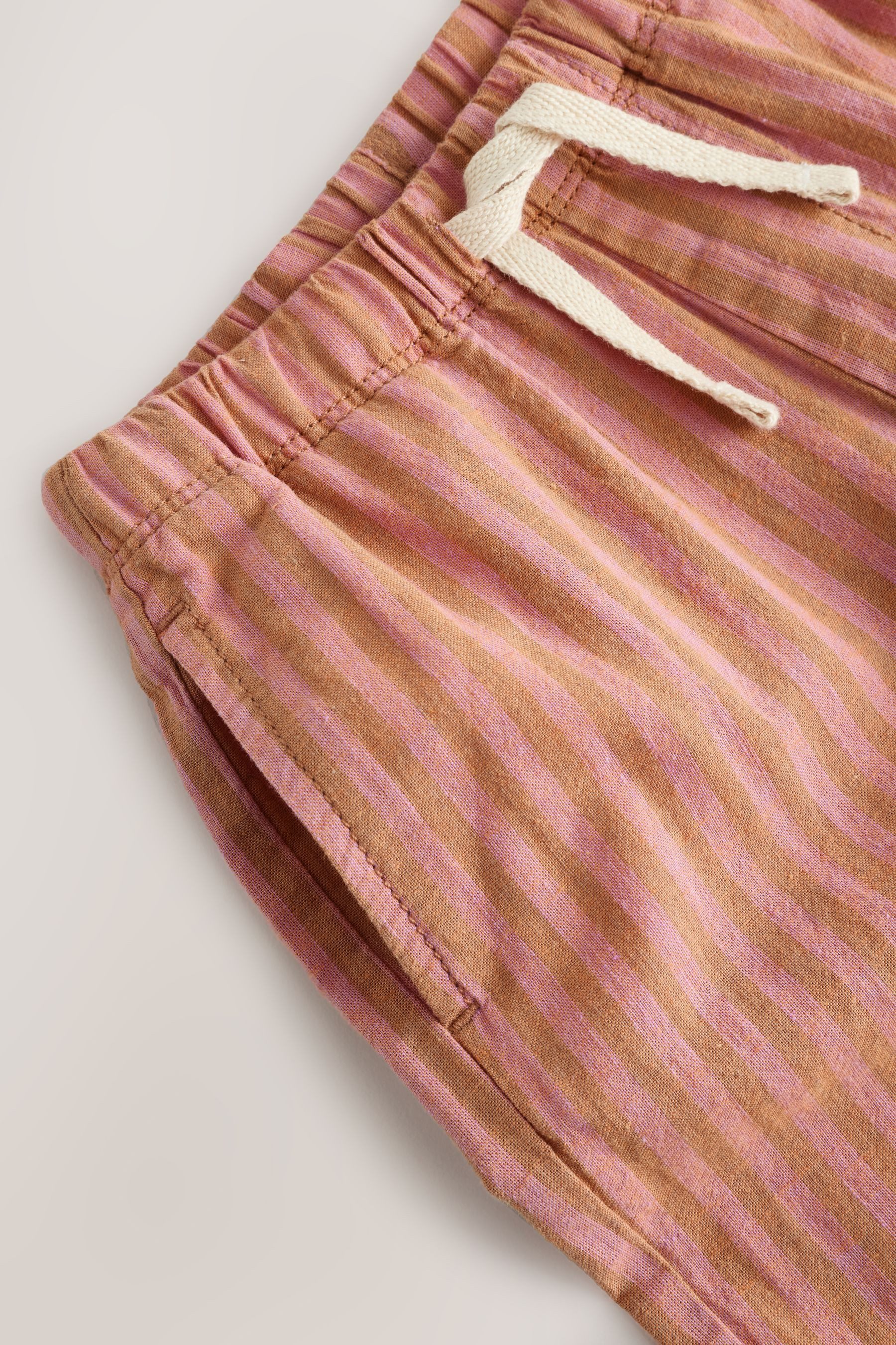 Next Schlupfhose Schlupf-Hose aus Leinenmischung, weite Passform (1-tlg)